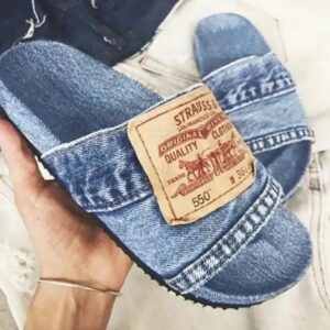 xLvee Denim Slippers (Unisex)