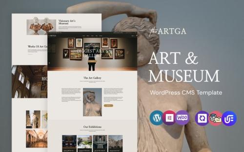 Theartga - Art Gallery And Museum WordPress Elementor Theme theme free